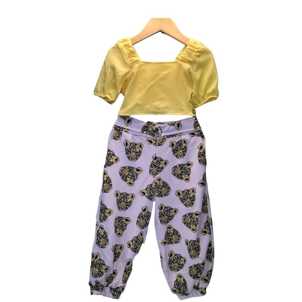 Conjunto Pantacourt  Animal Print