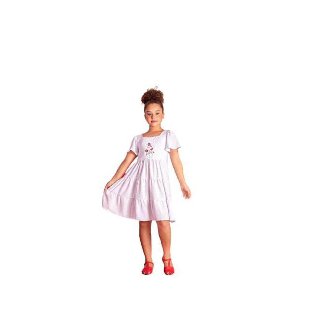 Vestido Bordado Branco
