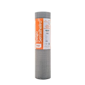 TELA SOLDADA BELGO SERRALHEIRO MALHA 1,5X1,5cm FIO 1,65mm RL 15X1,0m