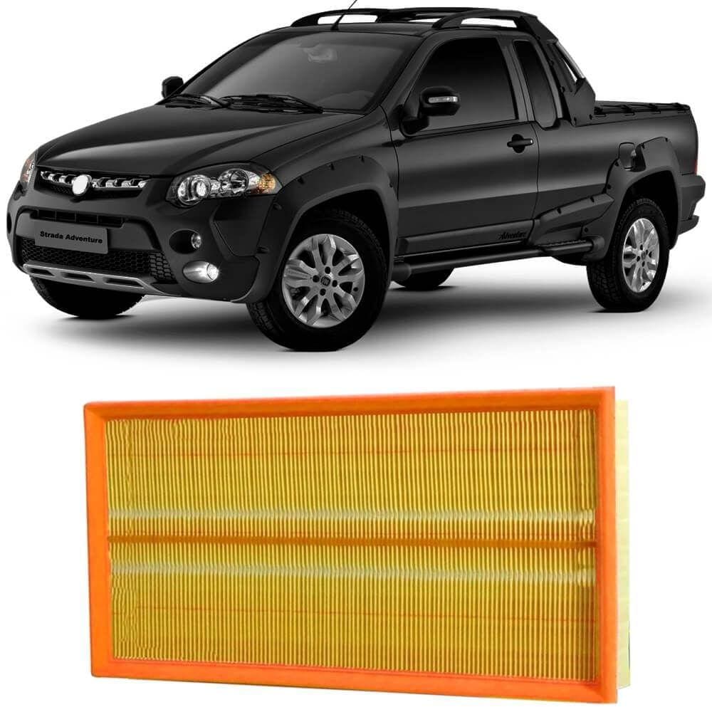 Filtro Ar Fiat Strada 1.8 8v 2004 A 2017 Wega