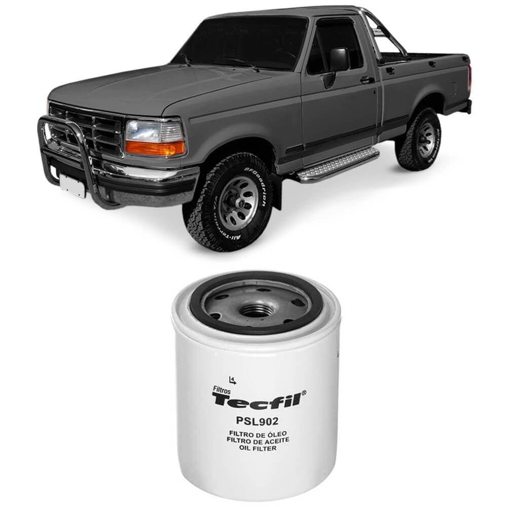 Filtro Óleo Ford F1000 2.5 4.9 96 A 98 Tecfil