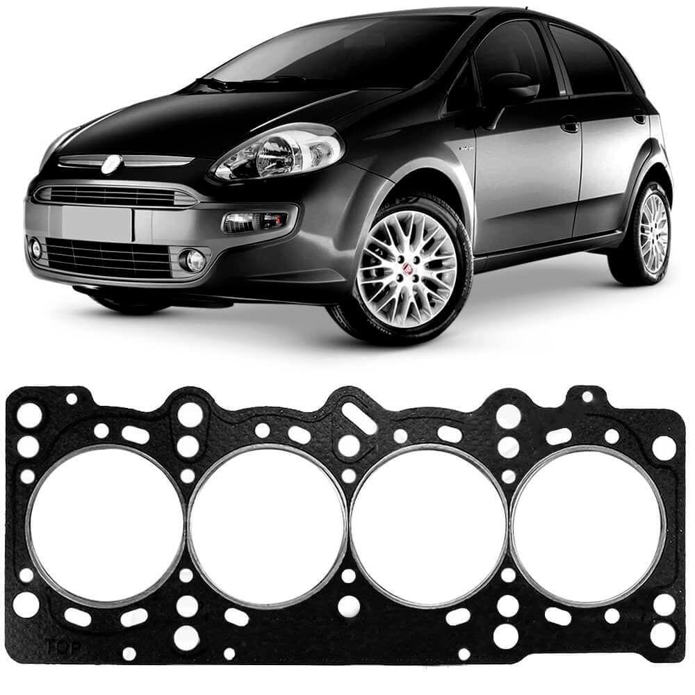 Junta Cabeçote Motor Fiat Punto 1.4 8v 2008 A 2017 Fibra