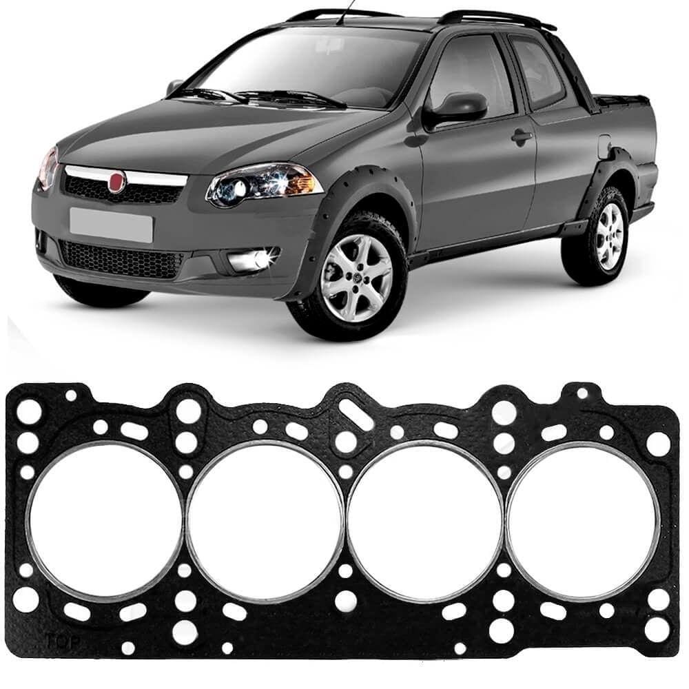 Junta Cabeçote Motor Strada 1.3 1.4 8v 2003 A 2018 Fibra