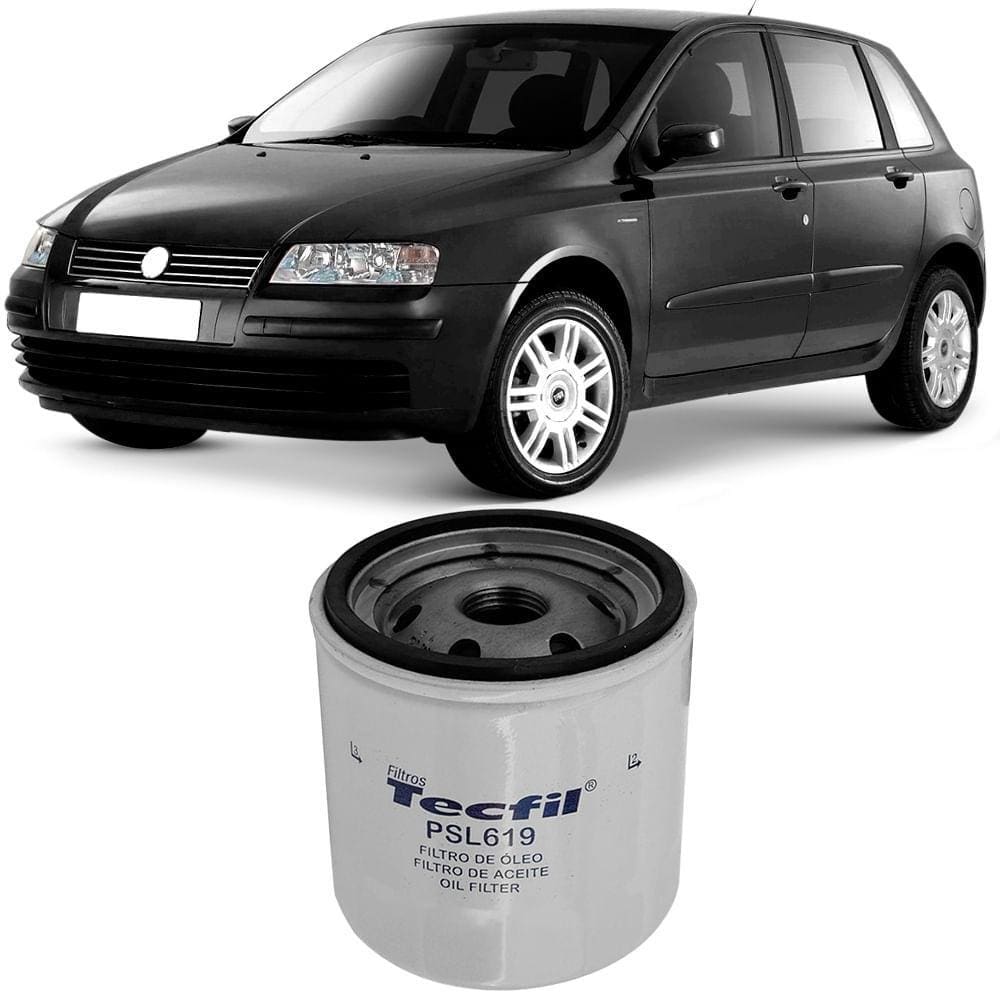 Filtro Óleo Fiat Stilo Attractive 1.8 8v 2010 A 2011 Tecfil