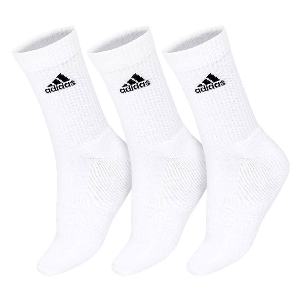 Meia Adidas SPW CRW 38 ao 40 - Pack com 3 Pares Branco