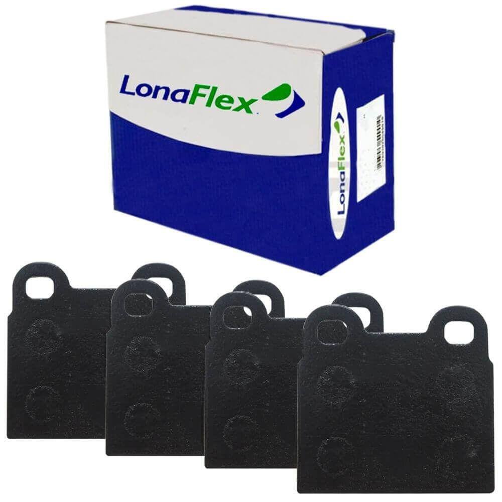 Kit Pastilha Freio Passat 74 A 78 Dianteira Lonaflex