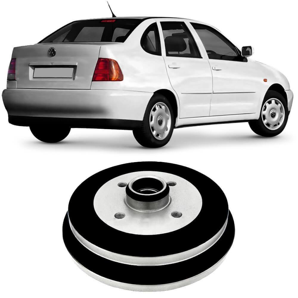 Tambor Freio Volkswagen Polo Classic 97 A 2003 Traseiro Cubo