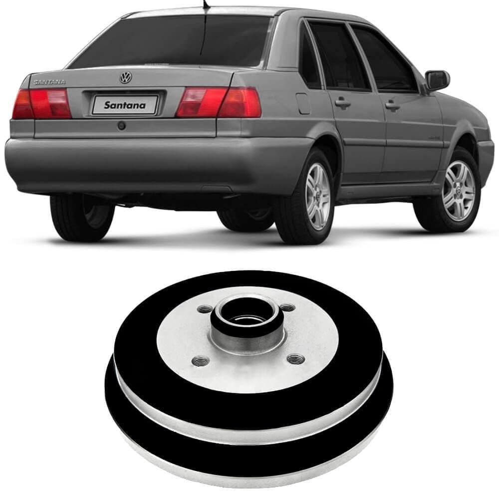 Tambor Freio Volkswagen Santana 94 A 2006 Traseiro Com Cubo