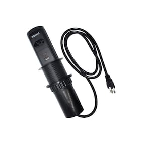 Torre Tomada Automática Embutir Retrátil 1 Tomada + 2 Usb
