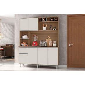 Kit para Cozinha Ambiente Alice Carvalho Off White - Poliman