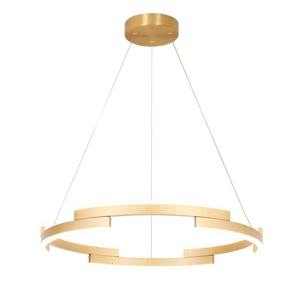 Pendente Match 3,5cm 1X72W 3000K 4680Lm Led Dourado