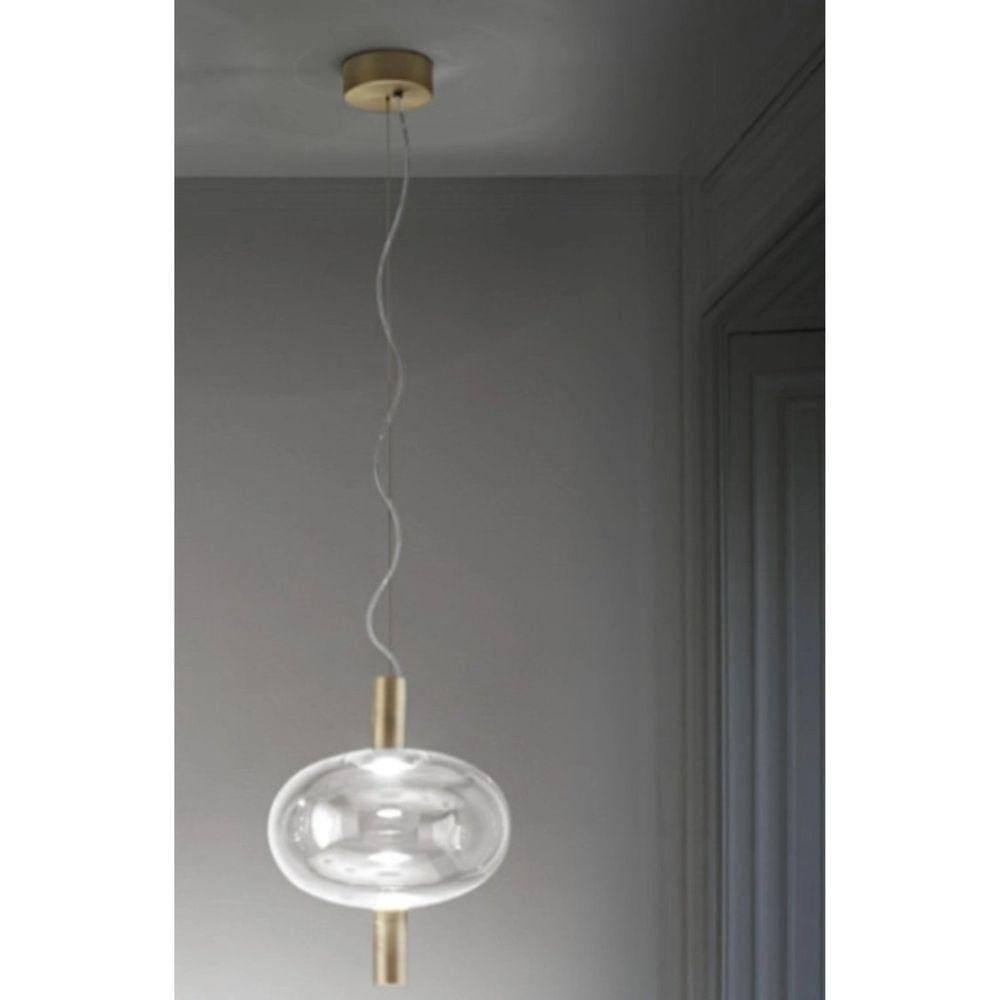 Pendente Kira 45cm 1X1W 3000K 300Lm Led Dourado