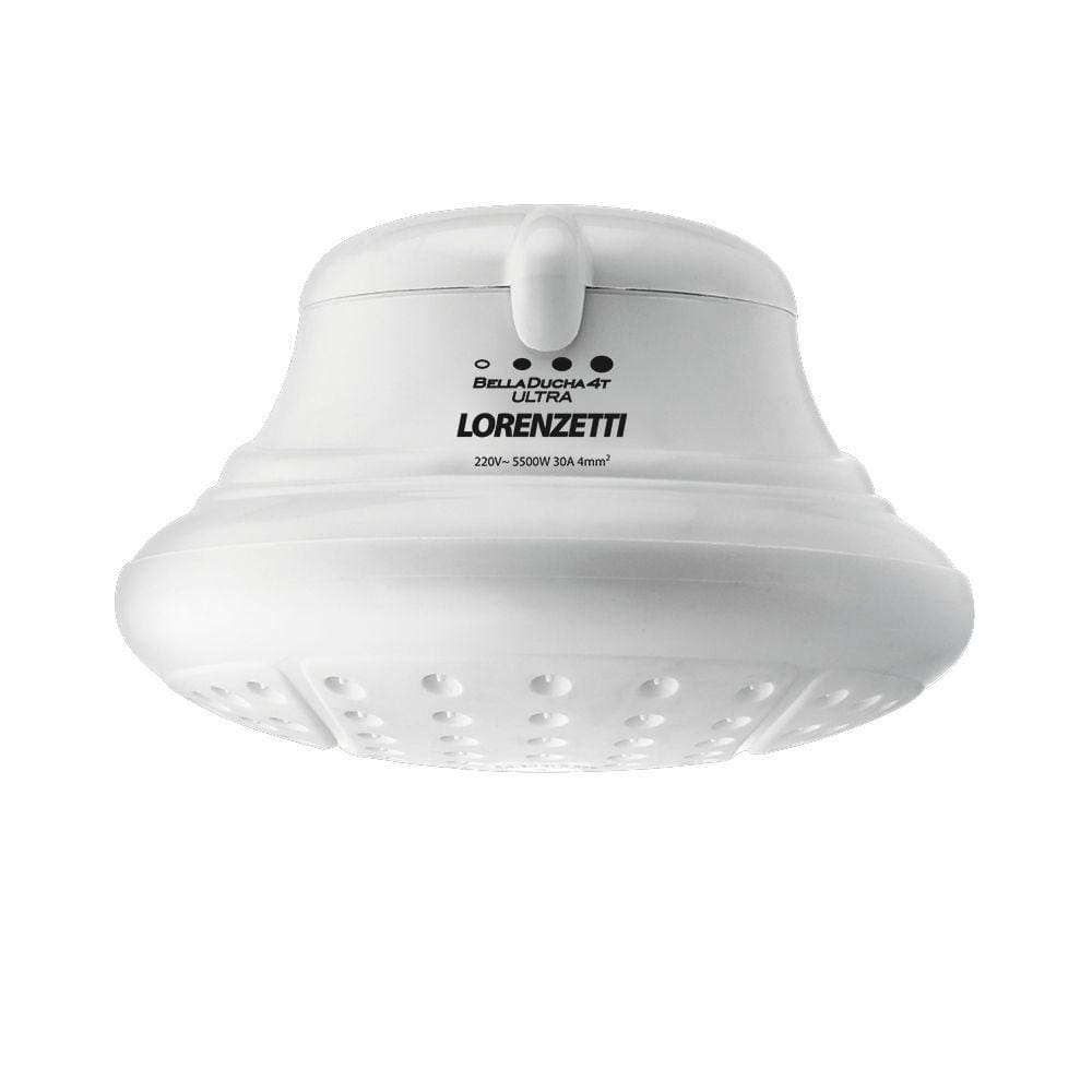 Chuveiro Elétrico Lorenzetti Bella 4 Temperaturas 220V x 6800W Branco