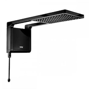 Chuveiro Elétrico Lorenzetti Acqua Storm Eletrônico Preto 127V 5500W Para Clima Frio