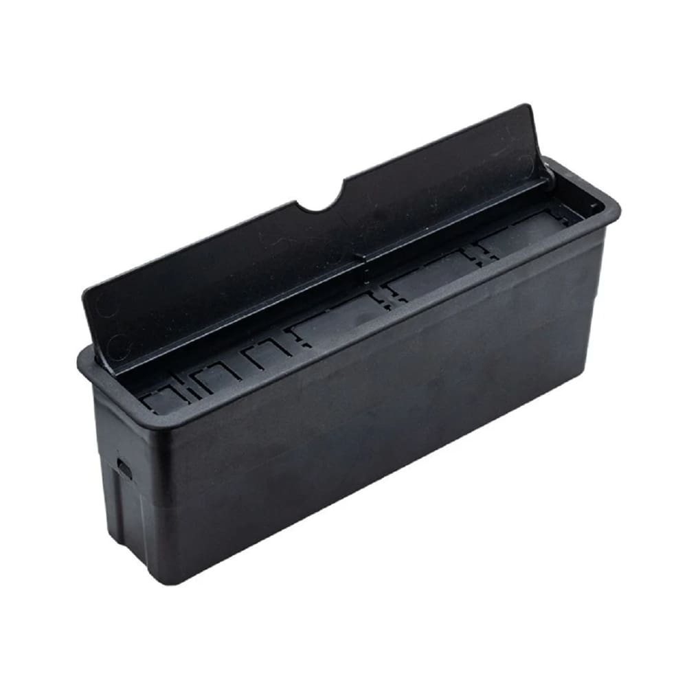 Caixa De Embutir Para Mesa Móveis Sem Tomada Virgem Slim Com Fundo Preto