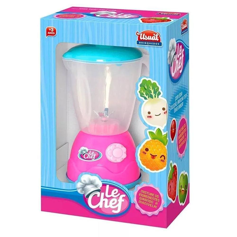 Liquidificador Brinquedo Faz De Conta Cozinha Com Manivela