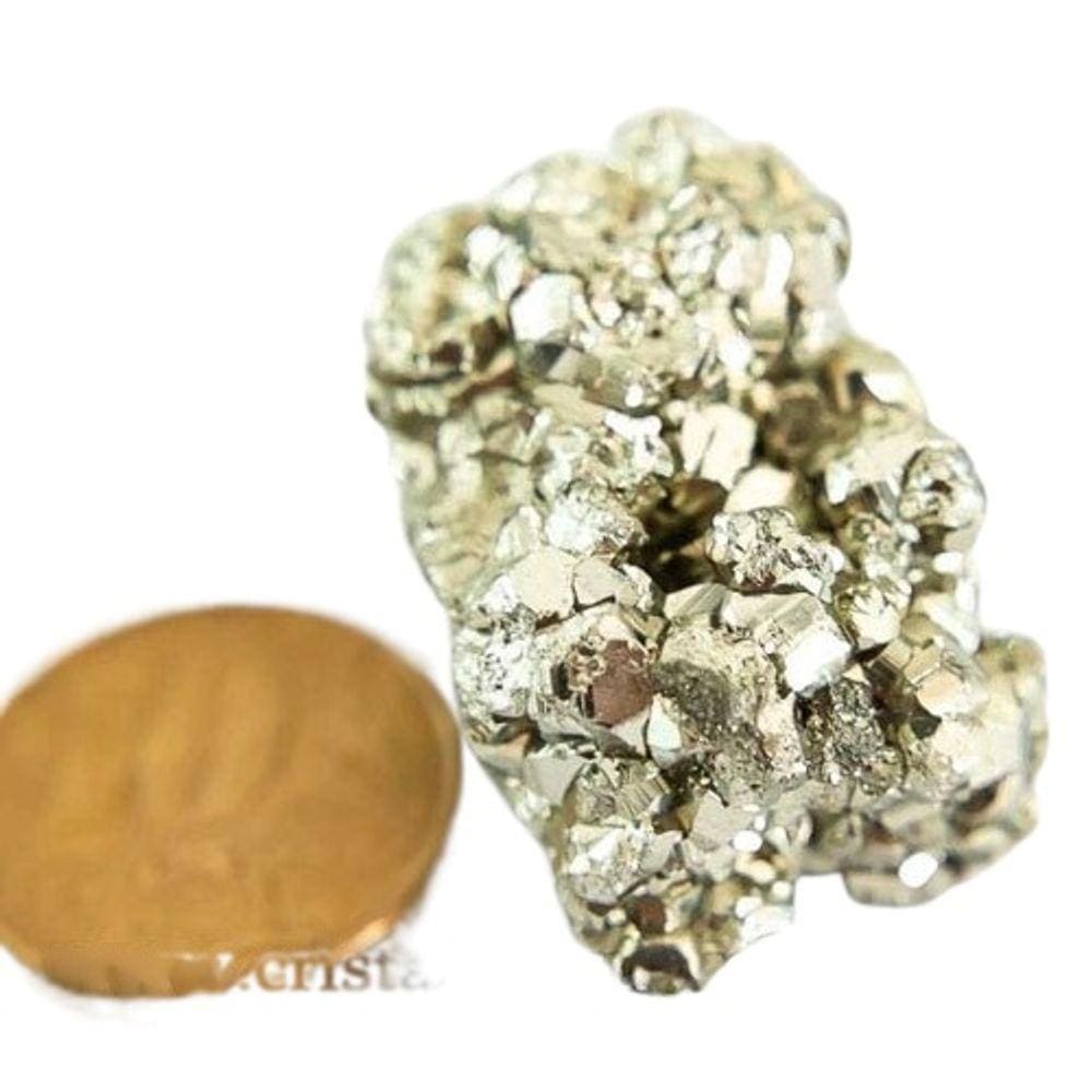 05 Pirita Peruana 25 mm e 20 a 30 gr P/ Orgonite ATACADO