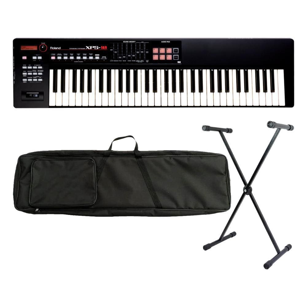 Kit Teclado XPS-10 Preto + Capa Luxo + Suporte X