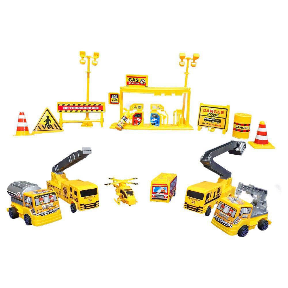 Brinquedo Equipe de Construção - 16 Itens