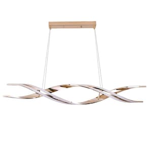 Lustre Luminaria DNA Pendente Molecular Espiral 76W Led Decoraçao Teto Sala Quarto Iluminaçao Luxo Casa Loja