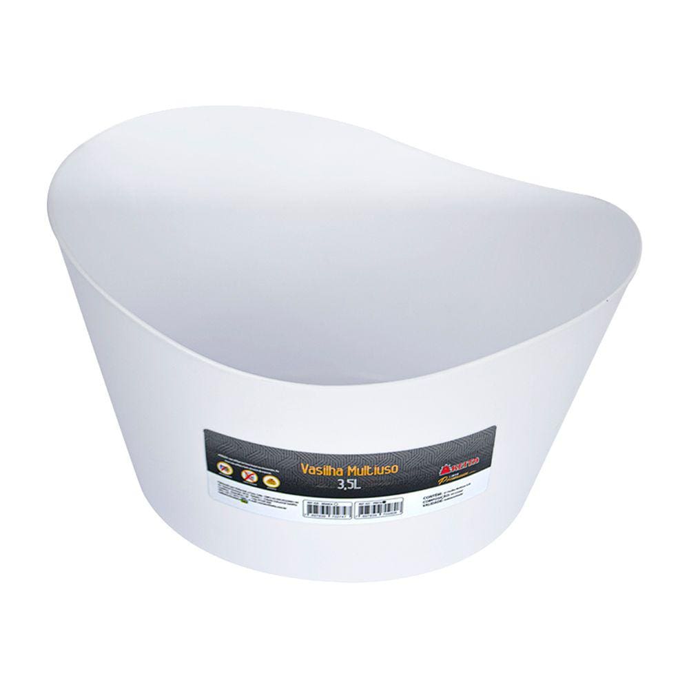 Vasilha Multiuso 3,5 L - BRANCA Linha Premium