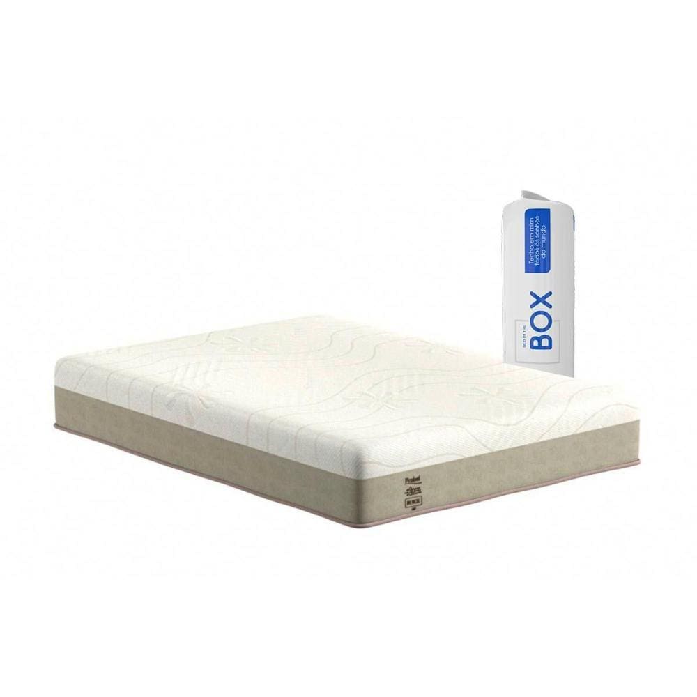 Colchão Queen Espuma a Vácuo de Ultra Gel Night and Day Clean Bed In Bag (158x198x25) - Probel