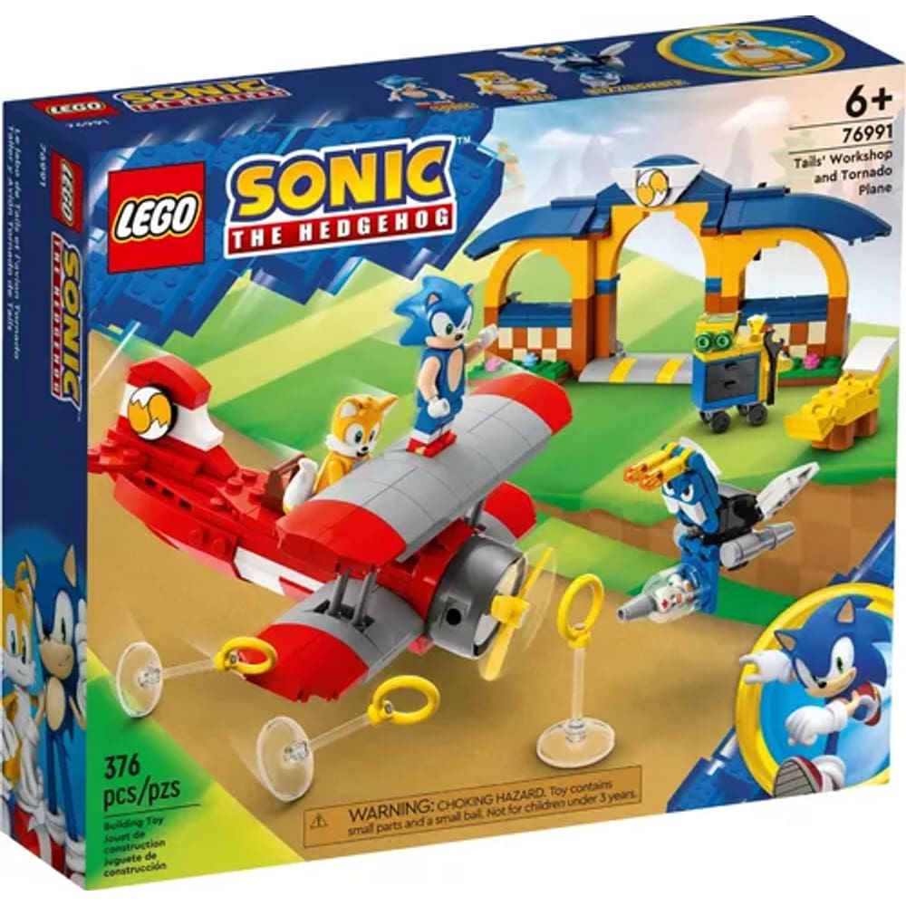 Lego Sonic - Oficina Do Tails E Avião Tornado