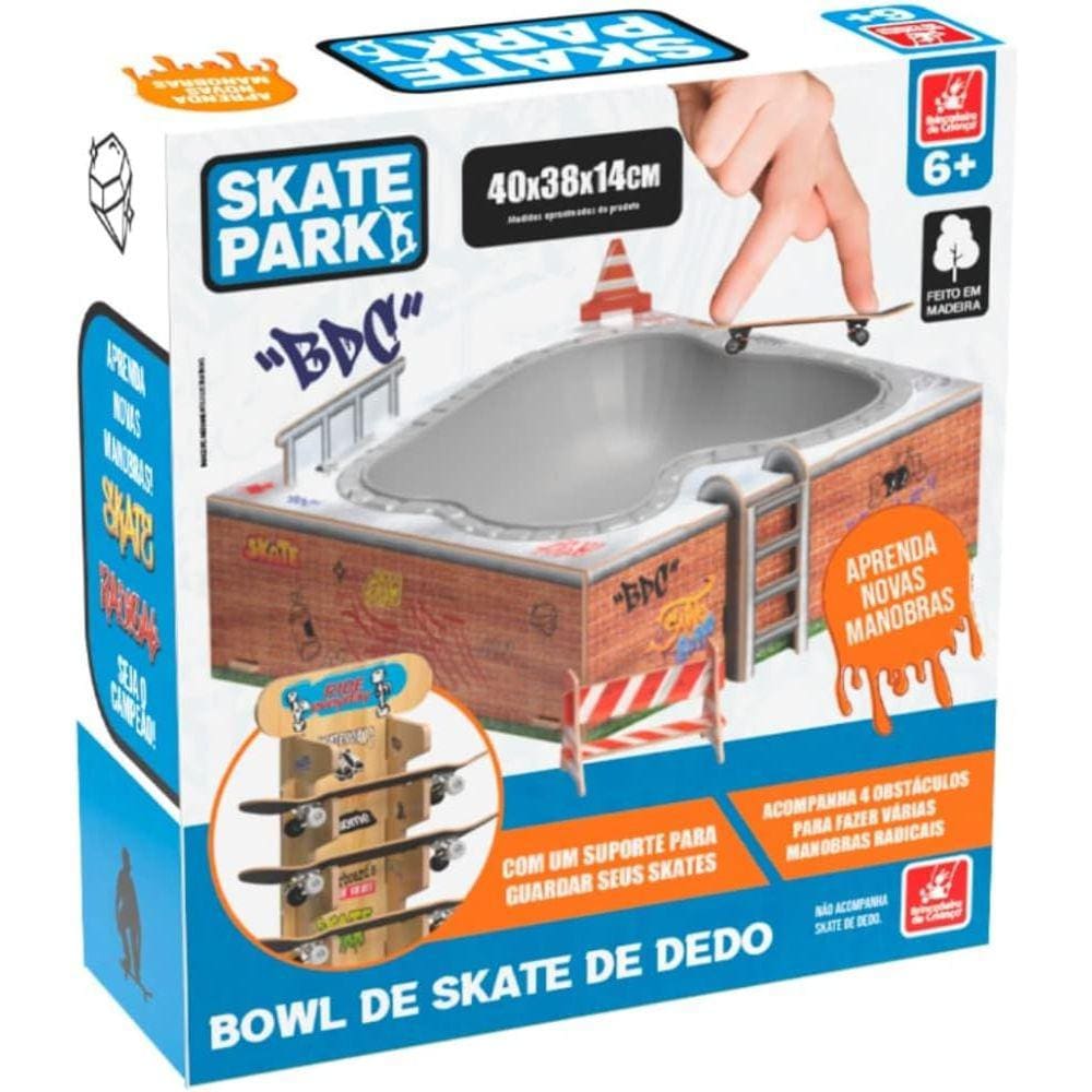 Skate Park Bowl de Skate de Dedo - Brincadeira de Criança