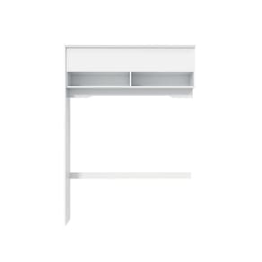 Roupeiro Módulo Aéreo Delicato Cor Branco Brilho - Matic Móveis