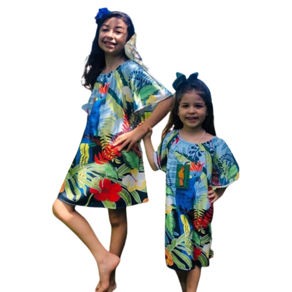 Vestido arara azul