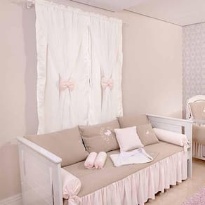 Kit Cama Babá para Menina Duquesa 06 Peças Hug Baby