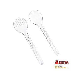 Talheres Para Salada Cristal Premium