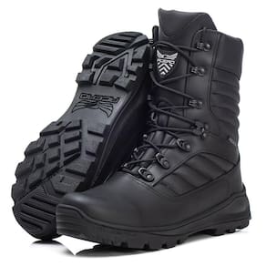 Bota Coturno Militar Acero Delta Couro Cano Alto