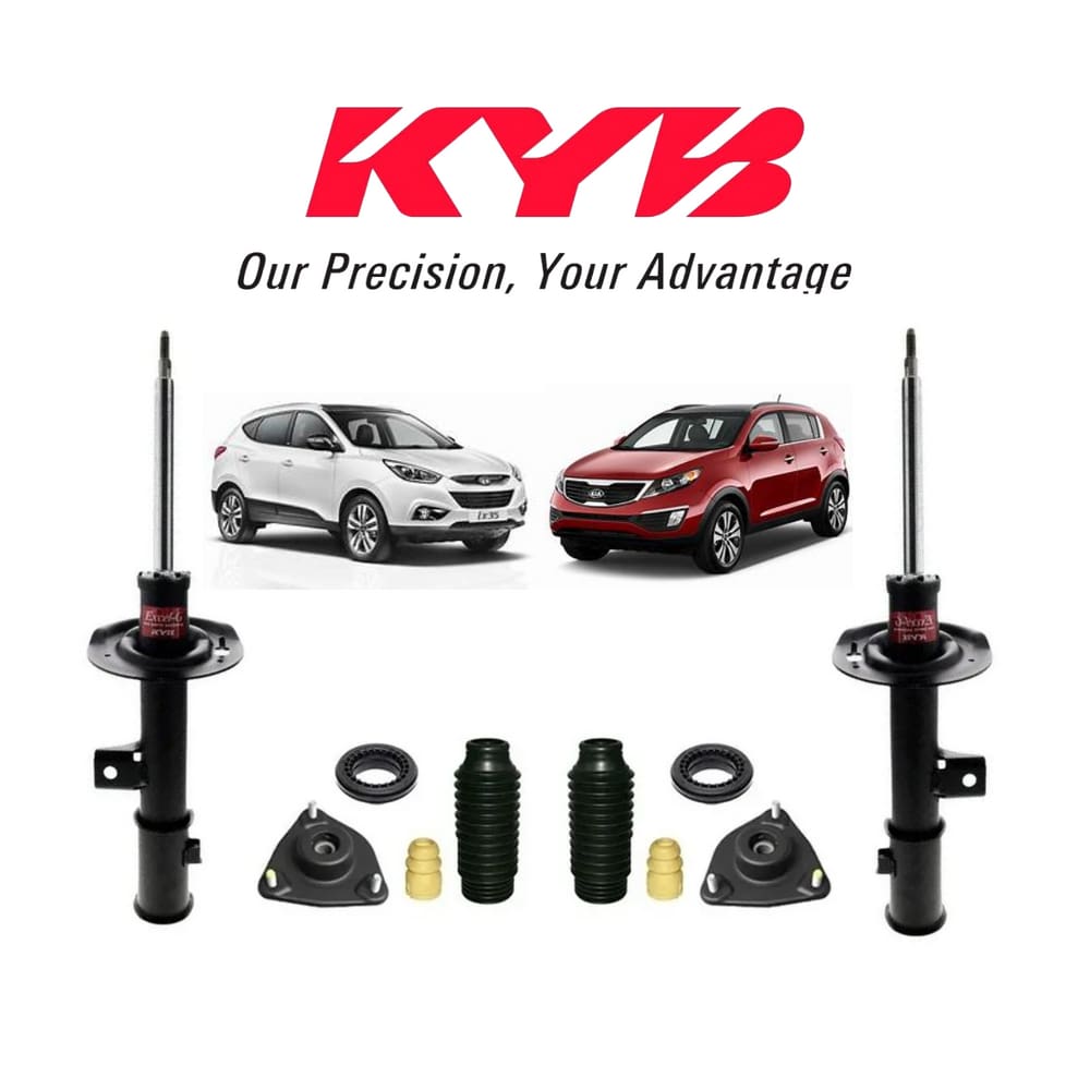 02 Amortecedor Kayaba Dianteiro +Kit Batente Hyundai IX35 2010 A 2022