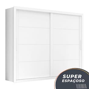 Guarda Roupas Casal Imperador Zanzini Branco Branco