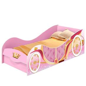 Jogo de Quarto Infantil Cama Princesas Disney Star com Dorsel e