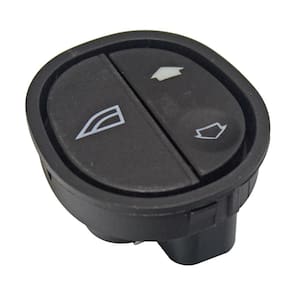 Botão do Vidro Elétrico Courier 1.6 Fiesta Ka 1.0 1.6 Lado Passageiro Com Moldura Led Verde 6 Vias - Gauss - GE2100