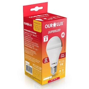 Lâmpada Led Bulbo 9w 12v 6500k Ourolux