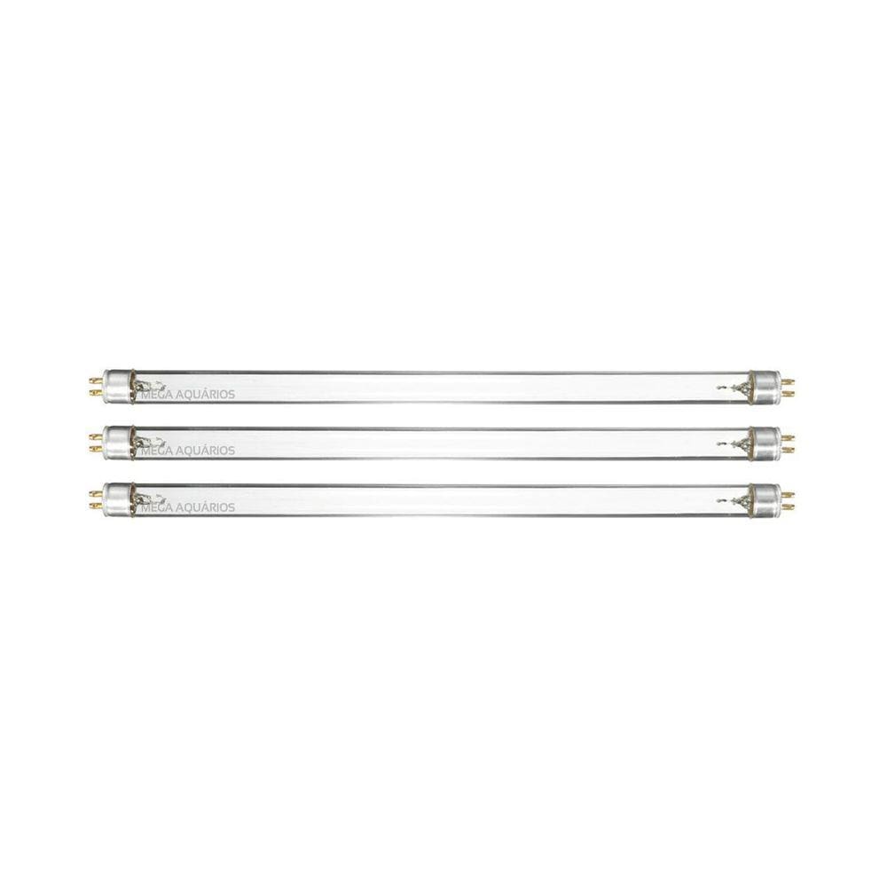 3 Lâmpadas Uv 8W Germicida Ultravioleta T5 30Cm Fluorescente