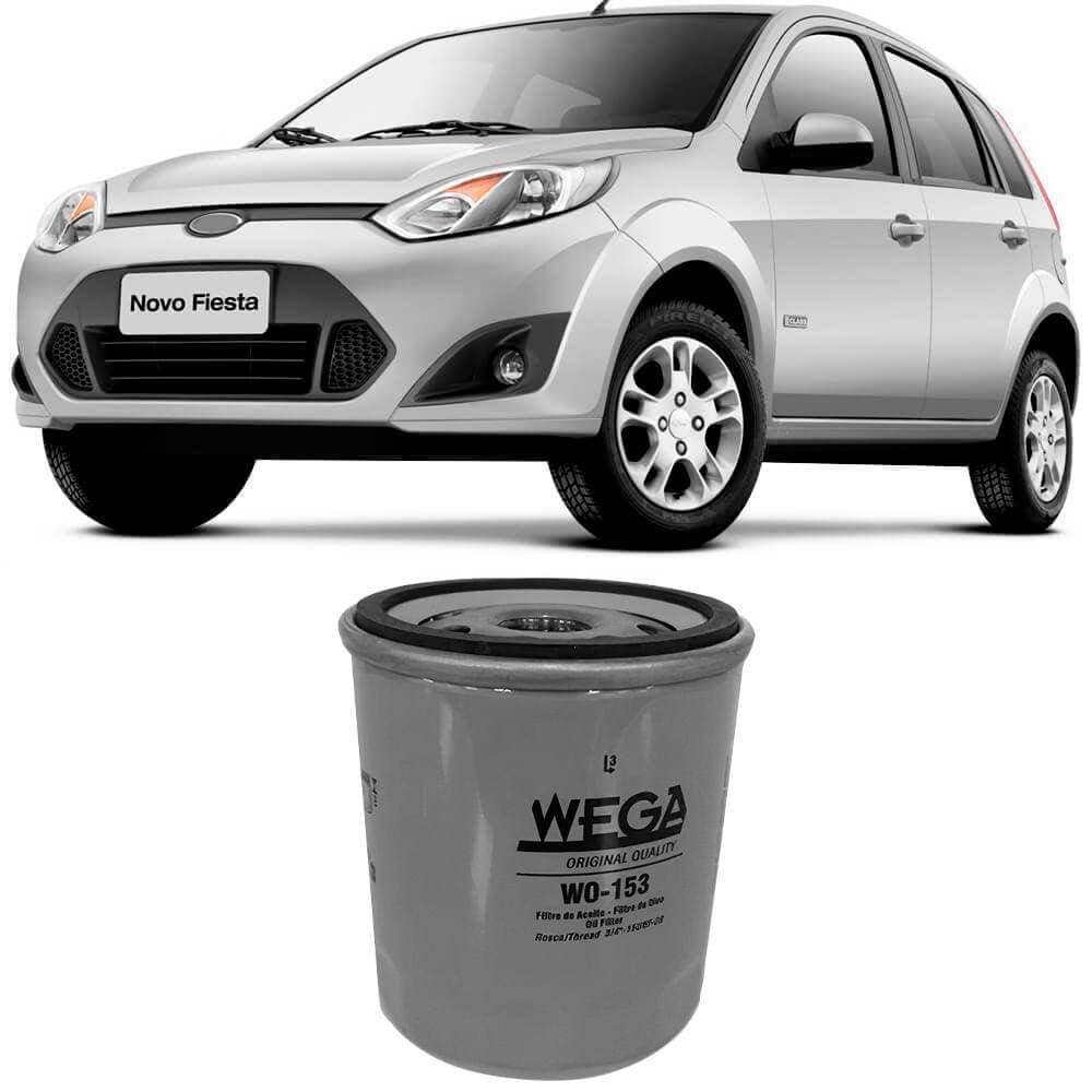 Filtro Óleo Ford Fiesta Hatch 1.5 1.6 2011 A 2015 Wega