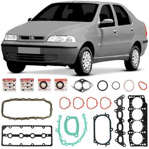 Jogo Junta Motor Fiat Siena 1.0 1.3 2000 A 2005 Completo Sab