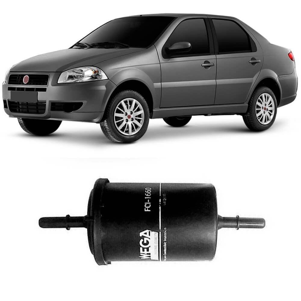 Filtro Combustivel Fiat Siena 1.0 2006 A 2016 Wega