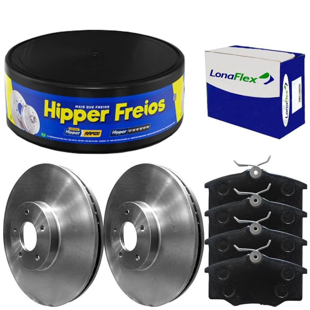 Kit Pastilha Disco Sprinter 2002 A 2006 Dianteiro Ventilado