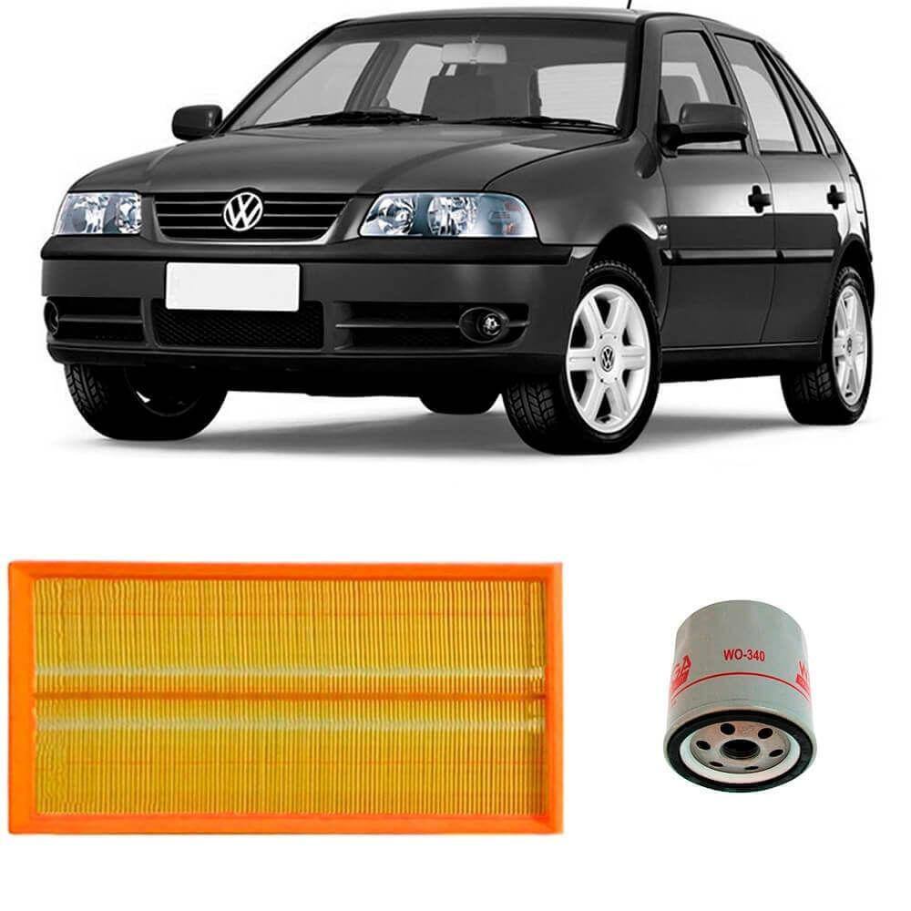 Kit Filtro Ar Combustível Gol G3 1.0 16v 2001 A 2003 Gasolin