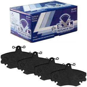 Kit Pastilha Freio Renault Symbol 2009 A 2013 Dianteira Syl