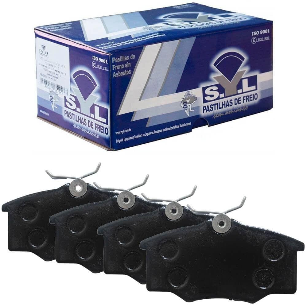 Kit Pastilha Freio Gol G2 96 97 98 99 2000 Dianteira Syl
