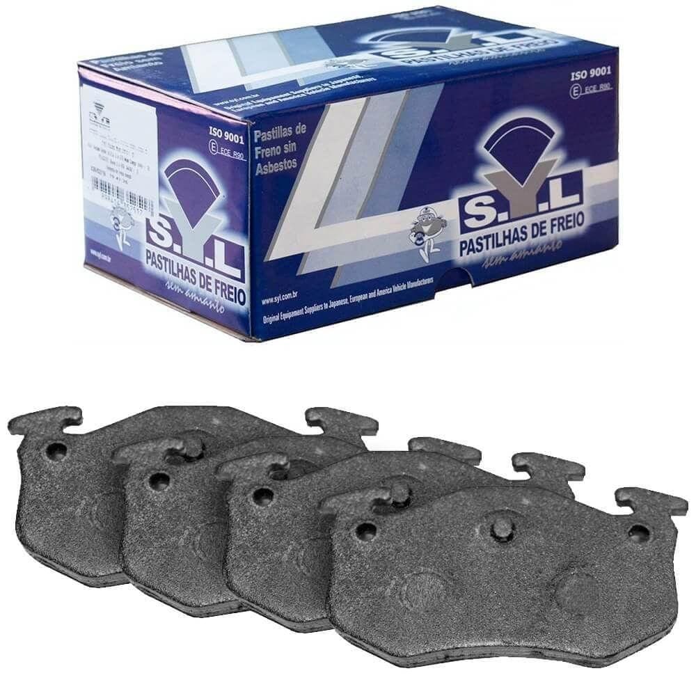Kit Pastilha Freio Renault Megane 96 A 2013 Traseira Bendix Syl