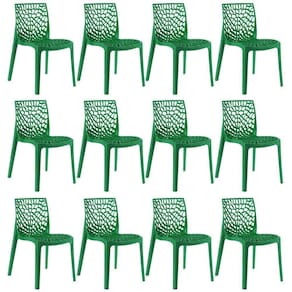 Kit 12 Cadeiras Gruvyer Verde