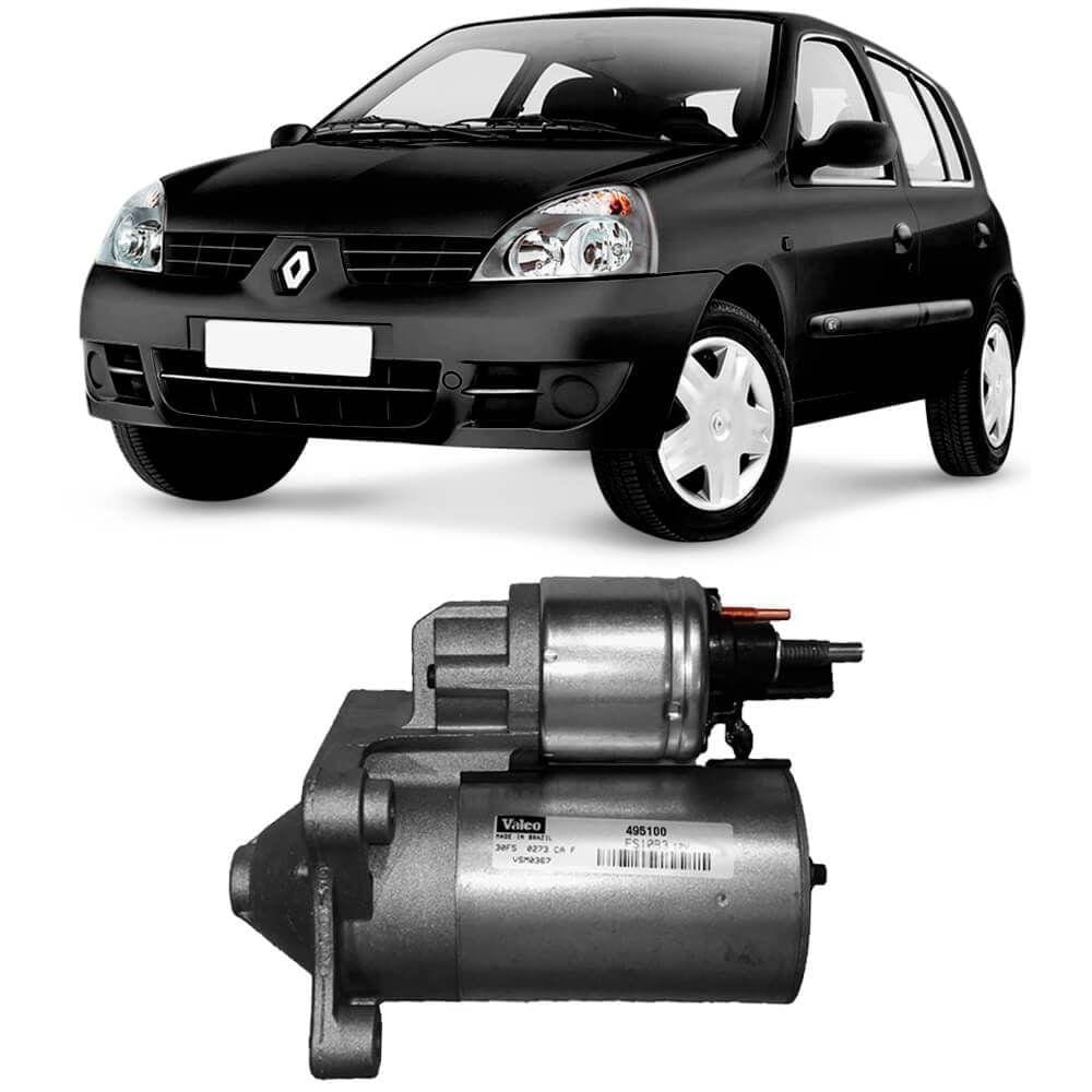 Motor Partida Arranque Renault Clio Hatch 2002 A 2008 Valeo