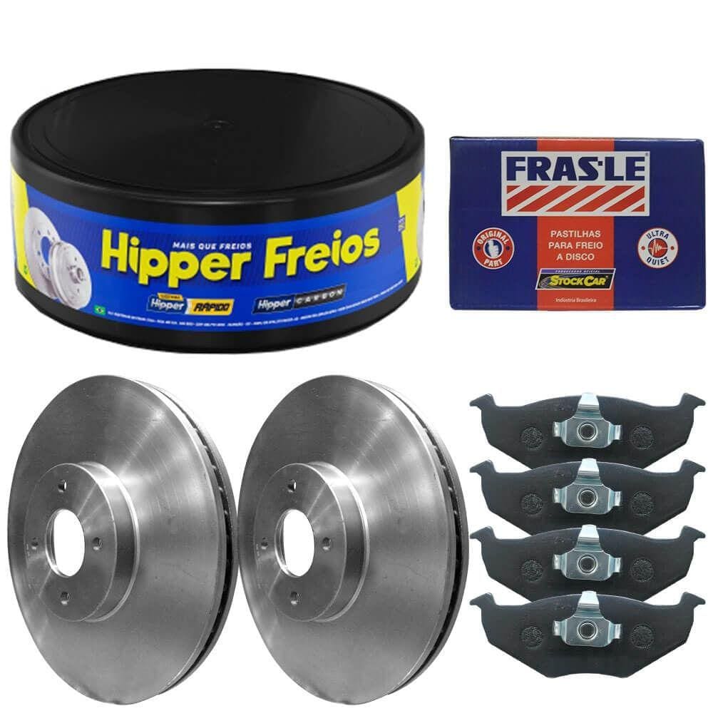 Kt Pastilha Disco Freio Parati 08/11 Diant Vent Teves Frasle